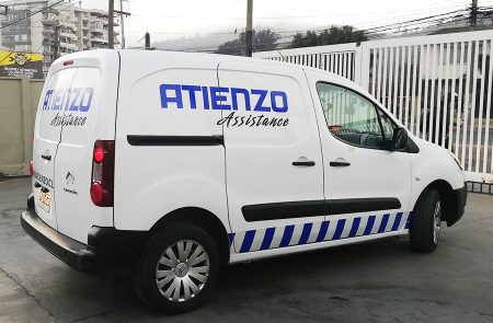 Rotulacion vehicular, Atienzo