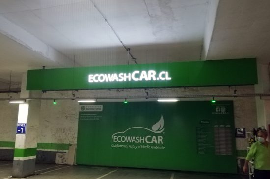 Instalación Letreros, Ecowashcar